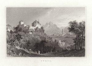 Tirol door Thomas Allom