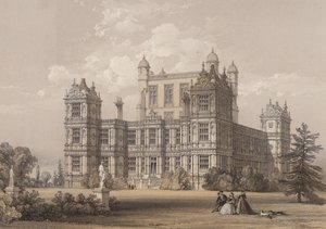 Wollaton Hall, Nottinghamshire door Thomas Allom