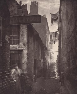 Oud steegje, vlak bij High Street
