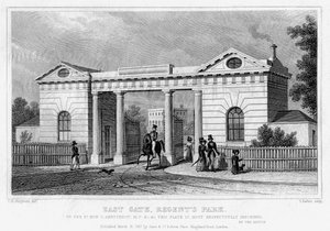 Oostpoort, Regents Park, Londen, 1827