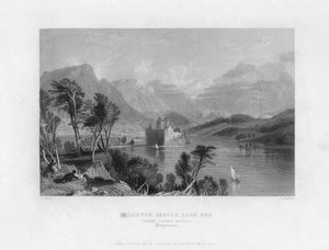 Kilchurn Castle, Loch Awe, kijkend naar Dalmally, Argyleshire