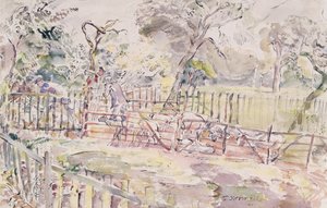 Schapen dopen, New Street, Ridley, 1941 door Thomas Barclay Hennell