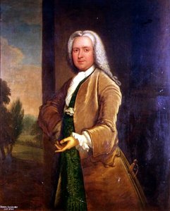 Portret van Denzil Suckling (overleden 1744)