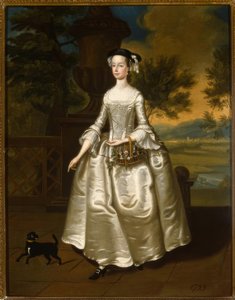 Portret van Mary Jodrell, schilderij, 1755