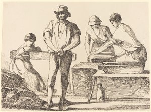 Tegelmakers door Thomas Barker