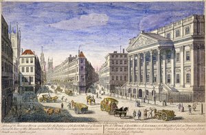 Mansion House exterieur, Londen, 1751