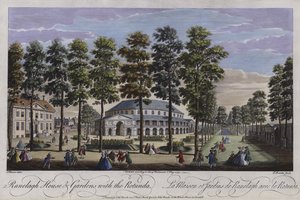 Ranelagh House en tuinen met de Rotunda, Londen, 1745