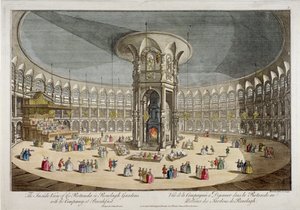 De Rotunda in Ranelagh Gardens, Chelsea, Londen, ca. 1750