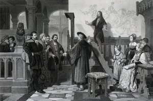 De keizer Maximiliaan en Albrecht Durer door Thomas Brown