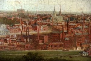 Uitzicht op Leeds door Thomas Burras
