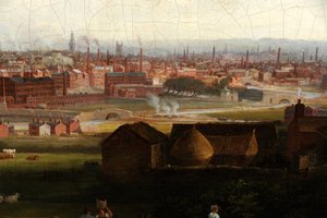Uitzicht op Leeds door Thomas Burras