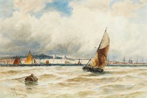 Greenwich Hospital en Naval College vanaf de Theems