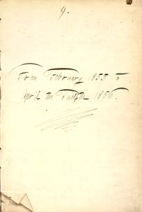 Thomas Butler Gunn Dagboeken- Volume 7, pagina 5, 1855-1856 door Thomas Butler Gunn