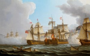 De Slag bij Kaap St. Vincent door Thomas Buttersworth