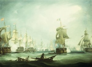 De slag bij Trafalgar, 1805