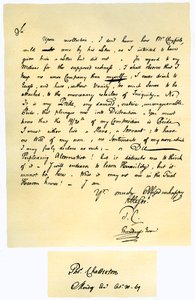 Brief van Thomas Chatterton aan William Barrett, 1769 door Thomas Chatterton