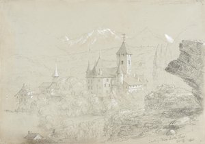 Kasteel van Spiez, Thunermeer door Thomas Cole
