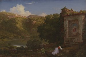 Il Penseroso door Thomas Cole