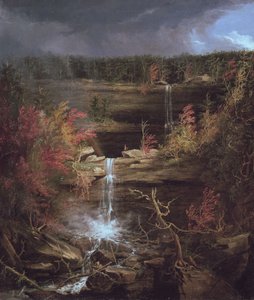 Kaaterskill Falls, 1826 door Thomas Cole
