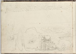 Panorama van Florence door Thomas Cole