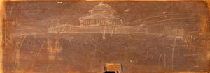 Schets voor ontwerp van het Ohio State Capitol door Thomas Cole