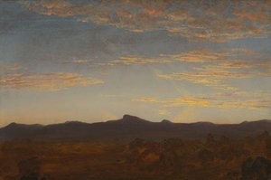 Studie voor "Catskill Creek", ca. 1844-5 door Thomas Cole