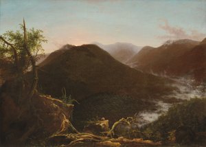Zonsopgang in de Catskills door Thomas Cole