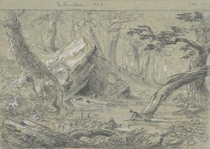De Fontein, Nr. 1: De Gewonde Indiaan Les Zijn Doodsdorst door Thomas Cole