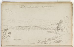 Het hoofd van Windermere, Lake District, Engeland, 1829 door Thomas Cole
