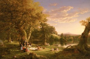 De Picknick door Thomas Cole