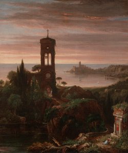 De vesperhymne door Thomas Cole
