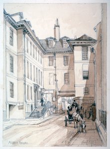 Austin Friars Street, City of London, 1851 door Thomas Colman Dibdin