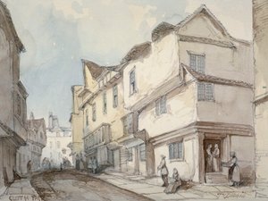 Cloth Fair, Smithfield, City of London door Thomas Colman Dibdin