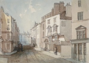Coleman Street, City of London door Thomas Colman Dibdin