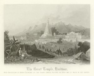 De Grote Tempel, Hurdwar, India