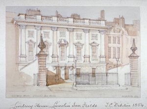 Uitzicht op Lindsey House, Lincoln
