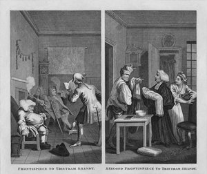 Frontispices voor Tristram Shandy
