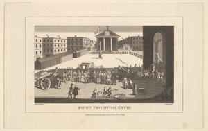 Richs Glorie, of Zijn Triomfantelijke Intocht in Covent Garden, december 1732, 1 november 1809 door Thomas Cook