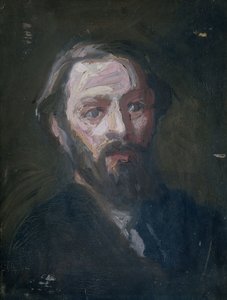 Portret van de beeldhouwer Pier Pander