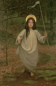De Vlag, 1910 door Thomas Cooper Gotch