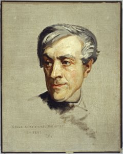 Studie naar Jules Michelet door Thomas Couture