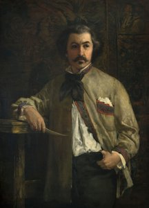 Portret van Antoine Etex 1808-88, 1855