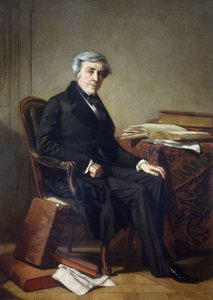 Portret van Jules Michelet 1798-1874, ca. 1865 door Thomas Couture