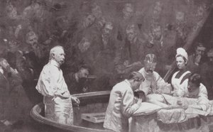 Philadelphia: Dr. D Hayes Agnew, aan het einde van een kliniek