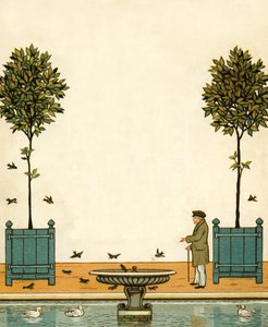 In de Tuilerieën Tuinen - les jardins door Thomas Crane
