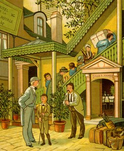 Victoriaanse vakanties - hotel in Caen door Thomas Crane