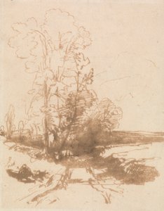 In een landweg door Thomas Creswick