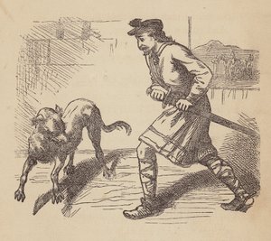 Llewellyn en zijn Hond door Thomas Dalziel