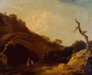 De Ingang van een Grot bij Gyah door Thomas Daniell