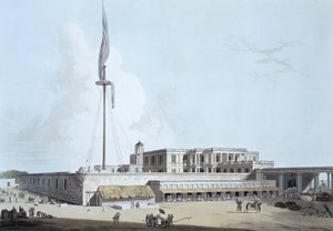 Het regeringshuis, Fort St. George, plaat 35 uit 